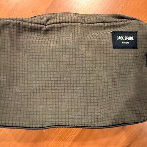AMAZING LIMITED EDITION JACK SPADE WAXED CANVAS TOILETRY BAG DOP KIT